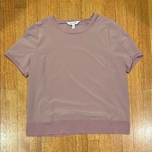 BR Standard Dusty Purple Short Sleeve Blouse Size Medium